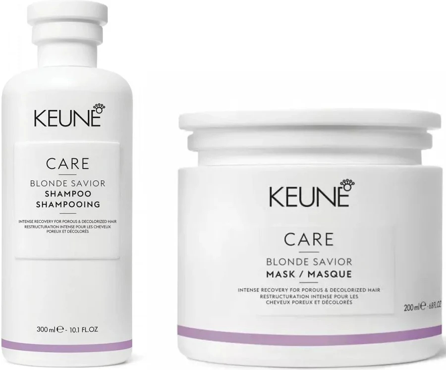 Set Keune Care Blonde Savior - Sampon 300ml si Masca 200ml
