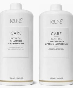 Set Keune Satin Oil - Sampon 1000ml si Balsam 1000ml