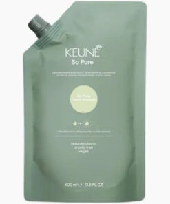 Keune So Pure Clarify Shampoo Refill - Sampon Purifiant pentru Par si Scalp Gras 400ml