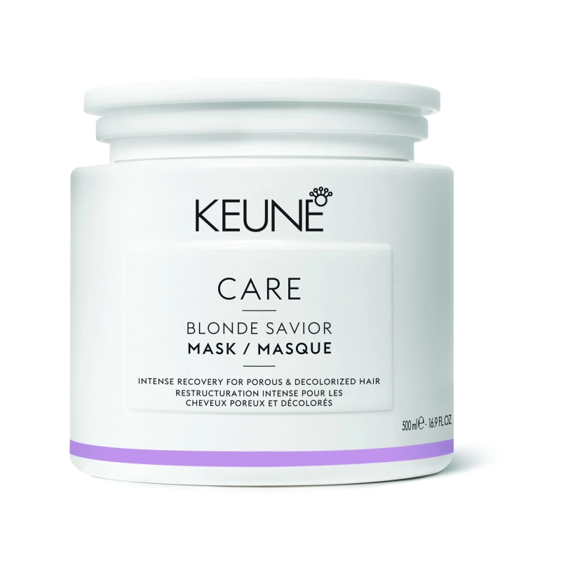 Keune Care Blonde Savior Mask - Masca Reparatoare Pentru Par Blond 500ml - imagine 3