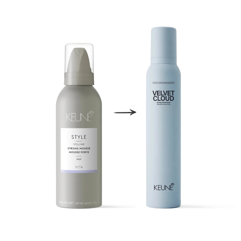 Keune Velvet Cloud 200ml - Spuma Pentru Volum - imagine 3