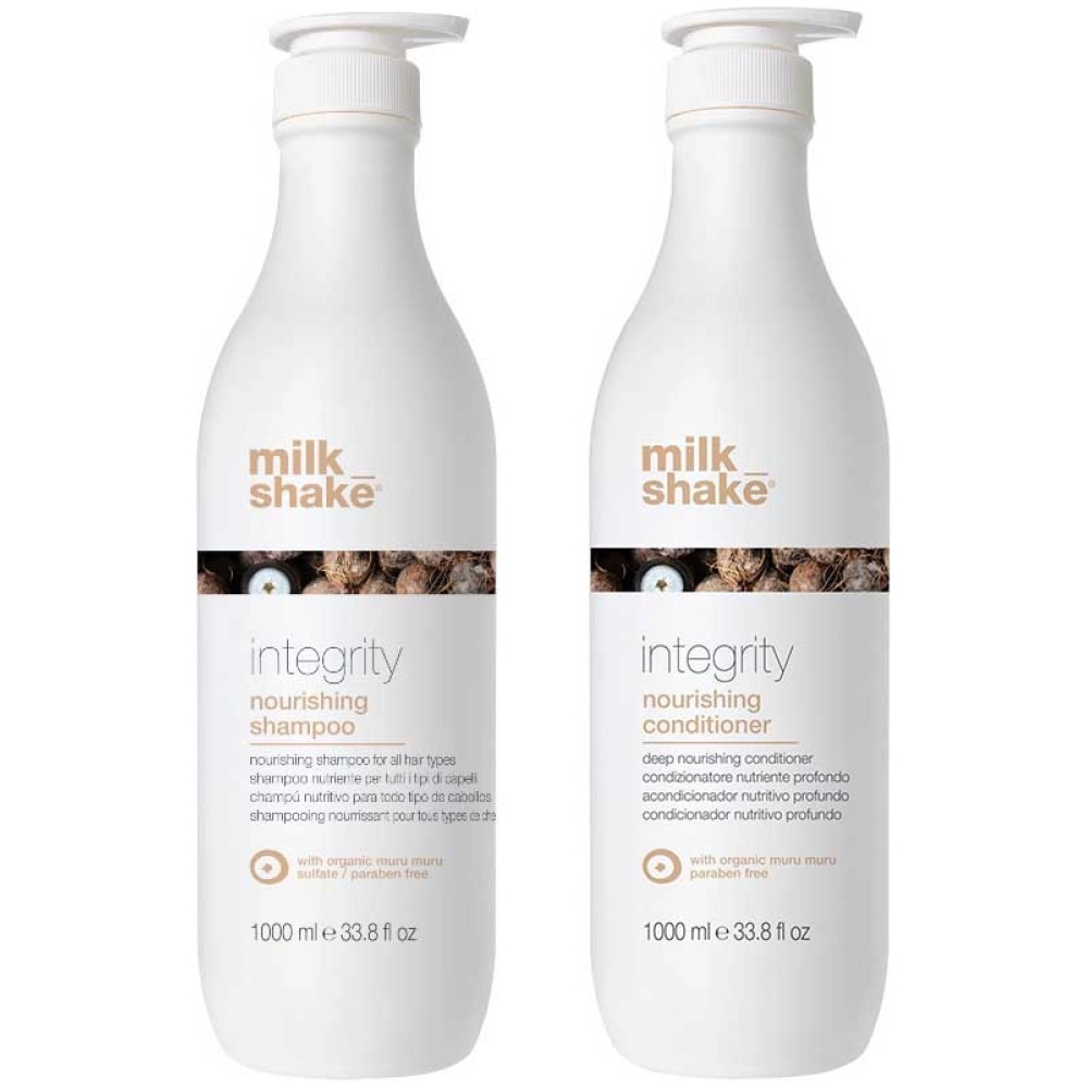Pachet hidratare par Integrity Nourishing - Sampon 1000ml, Balsam 1000ml