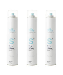 Pachet styling 3 x Fixativ cu fixare puternica Lifestyling LACCA OPEN AIR STRONG 500ml - imagine 3