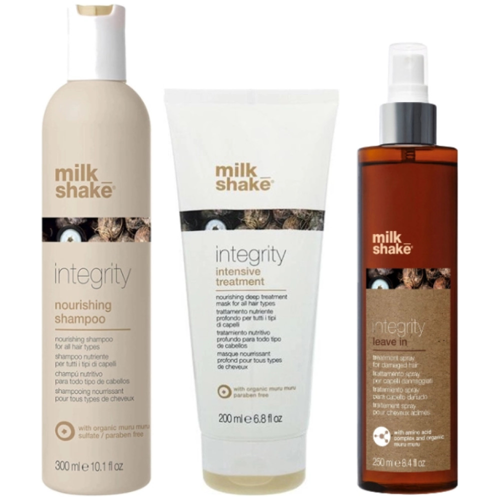 Pachet reparare si hidratare Integrity - Sampon 300ml, Masca 200ml, Leave in 250ml