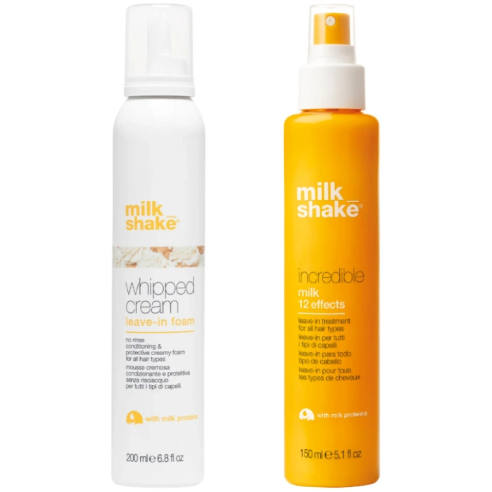 Pachet hidratare si reparare - Spuma Whipped Cream 200ml, Incredible Milk 150ml