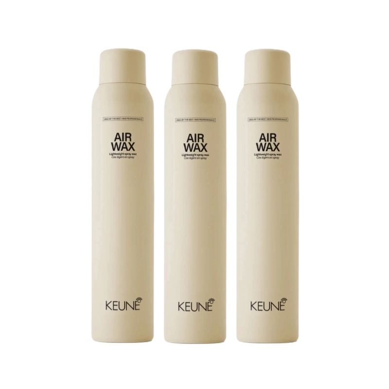 Keune Pachet styling - Pachet 3 x Spray-ceara lejera pentru par Style Air Wax 200ml