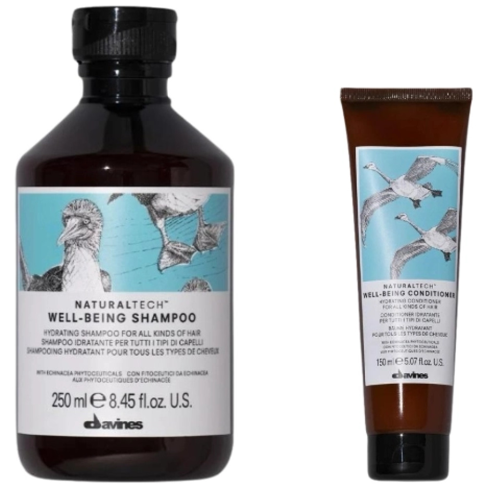 Set pentru hidratarea parului Naturaltech Well-Being - Sampon 250ml, Balsam 150ml