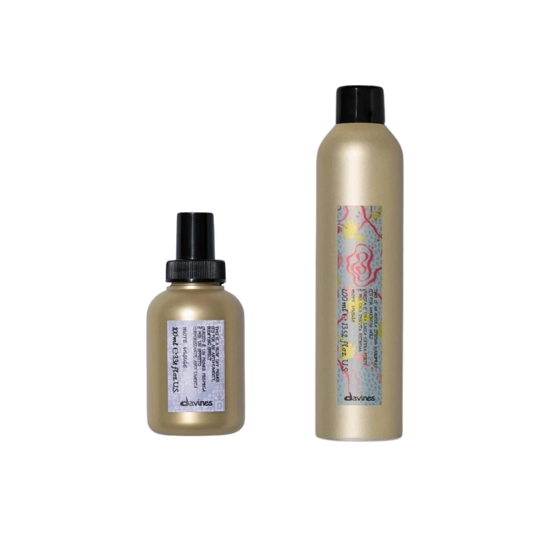 Set styling More Inside - Spray stralucire 100ml, Fixativ cu fixare extrema 400ml