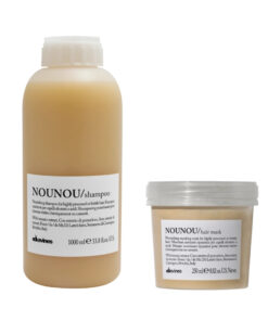 Set de nutritie pentru parul uscat, tratat chimic nounou - sampon 1000ml, masca 250ml