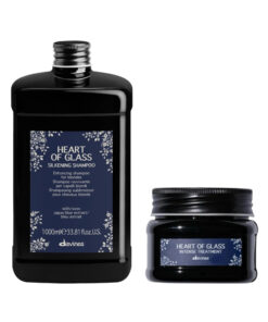 Set de hidratare pentru parul blond heart of glass - sampon 1000ml, tratament 150ml