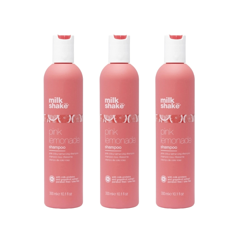 Pachet 3 x sampon pentru crearea tonurilor de roz pink lemonade 300ml