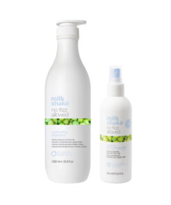 Pachet pentru netezirea parului no frizz allowed - sampon 1000ml, spray 200ml