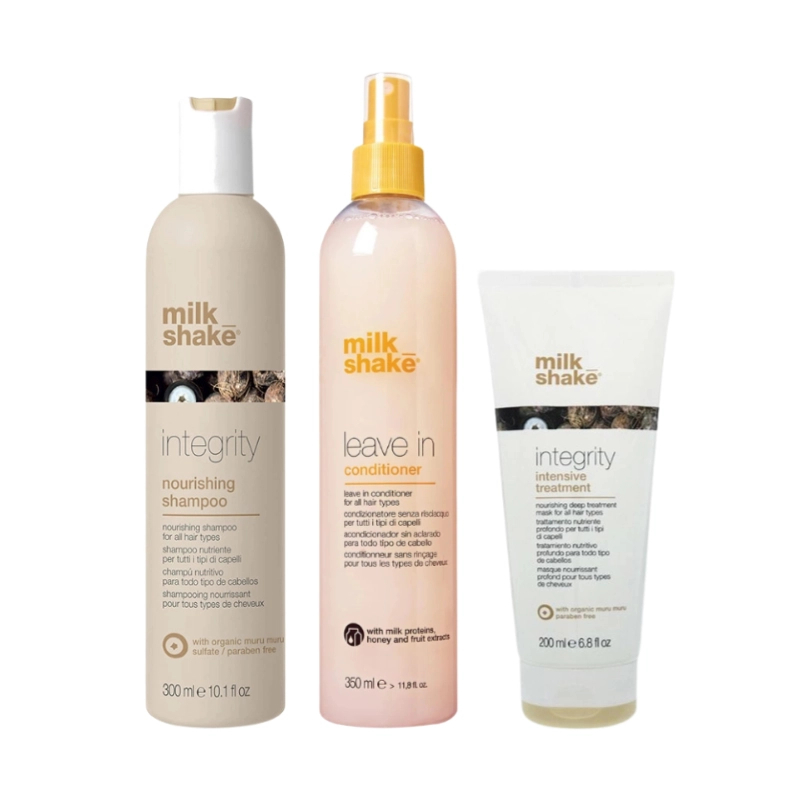 Pachet reparare si hidratare integrity - sampon 300ml, masca 200ml, leave in 350ml