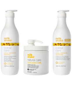 Pachet pentru mentinerea culorii color maintainer - sampon 1000ml, balsam 1000ml, masca yogurt 500ml