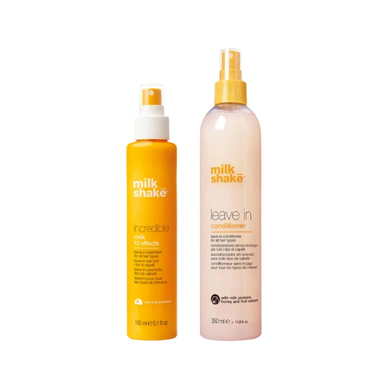 Pachet tratament pentru toate tipurile de par - balsam leave-in 350ml, tratament 12 efecte