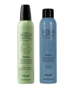 Pachet styling artisan - spuma fixatoare puternica 250ml, fixativ puternic 250ml