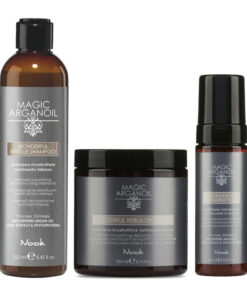 Pachet complet restructurare wonderful sampon 250 ml, masca 250 ml, spuma 150 ml
