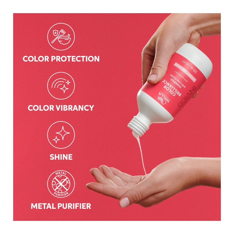 Sampon pentru par vopsit cu structura puternica invigo brilliance shampoo coarse 300ml - imagine 3