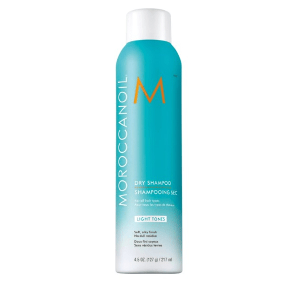 Sampon uscat Moroccanoil Dry Shampoo Light Tones pentru par deschis la culoare 217ml