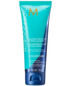 Sampon violet Moroccanoil Blonde Perfecting Purple Shampoo efect pentru neutralizare 70ml