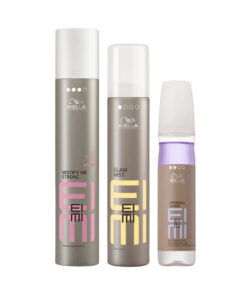 Pachet styling eimi - spray protectie termica 150ml, spray glam mist 200ml, fixativ strong 300ml