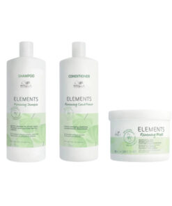 Pachet de regenerare a parului elements renewing - sampon 1000ml, balsam 1000ml, masca 500ml