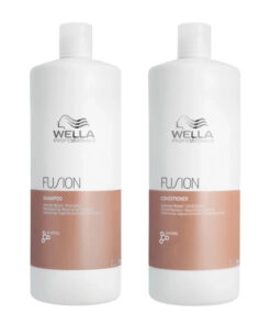 Pachet intens reparator pentru par deteriorat fusion - sampon 1000ml, balsam 1000ml