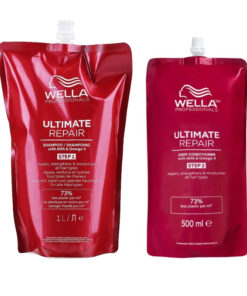 Pachet refill pentru par deteriorat ultimate repair - sampon 1000ml, balsam 500ml