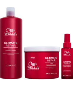 Pachet par deteriorat ultimate repair - sampon 1000ml, masca 500ml, ser miracle rescue 95ml