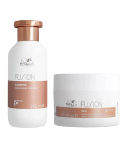 Pachet intens reparator pentru par deteriorat fusion - sampon 250ml, masca 150ml