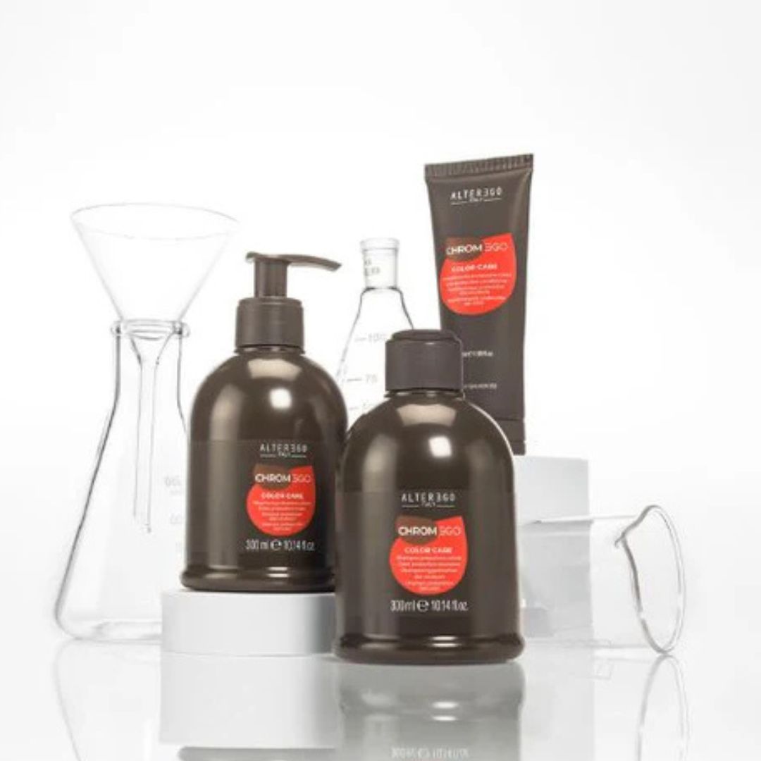 Pachet AlterEgo ChromEgo Color Care Mască pentru Păr Vopsit 300ml & Balsam AlterEgo Chromego Color Care, Pentru Păr Vopsit 200ml & Balsam AlterEgo Chromego Color Care, Pentru Păr Vopsit 300ml